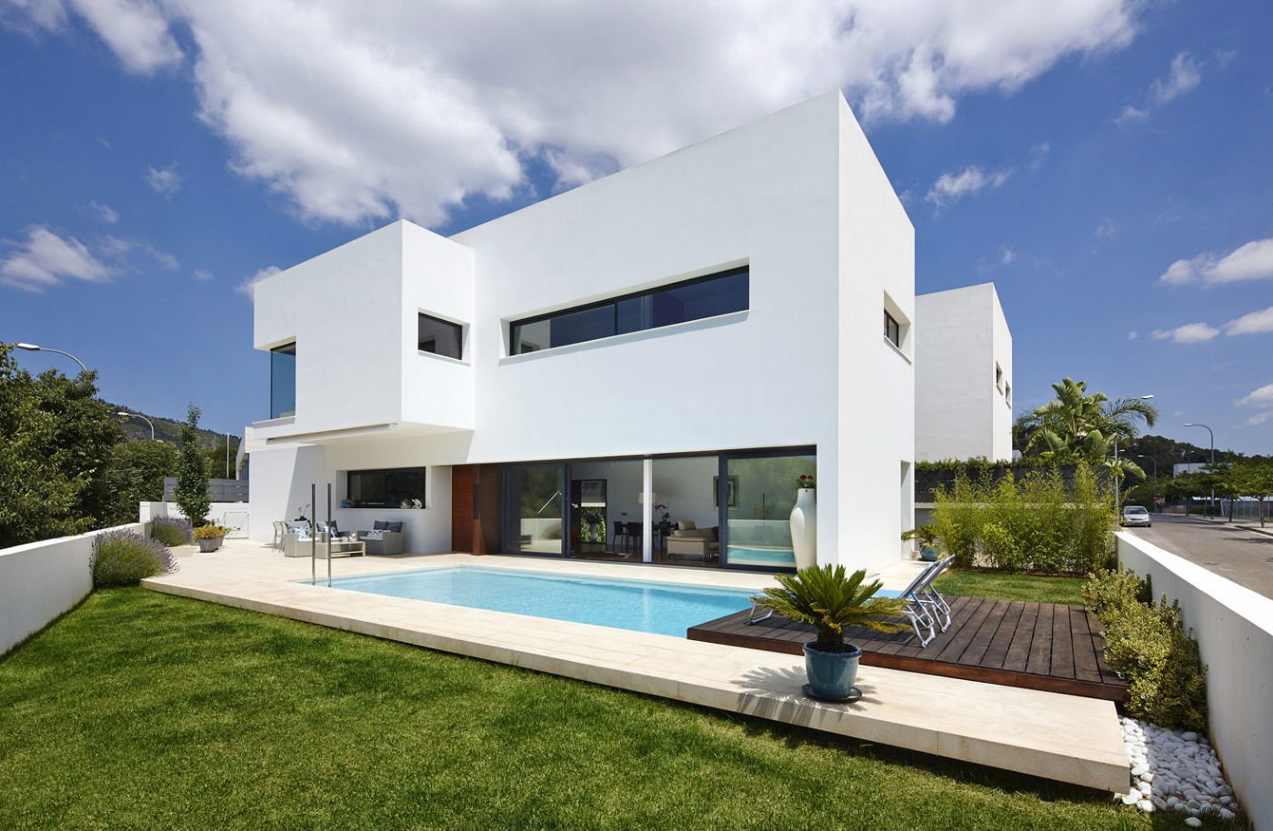Casa campestre moderna con piscina